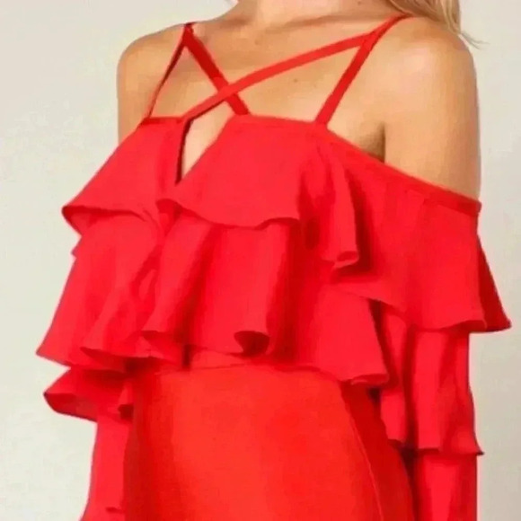 RED Bodycon Dress - Picture 4 of 4